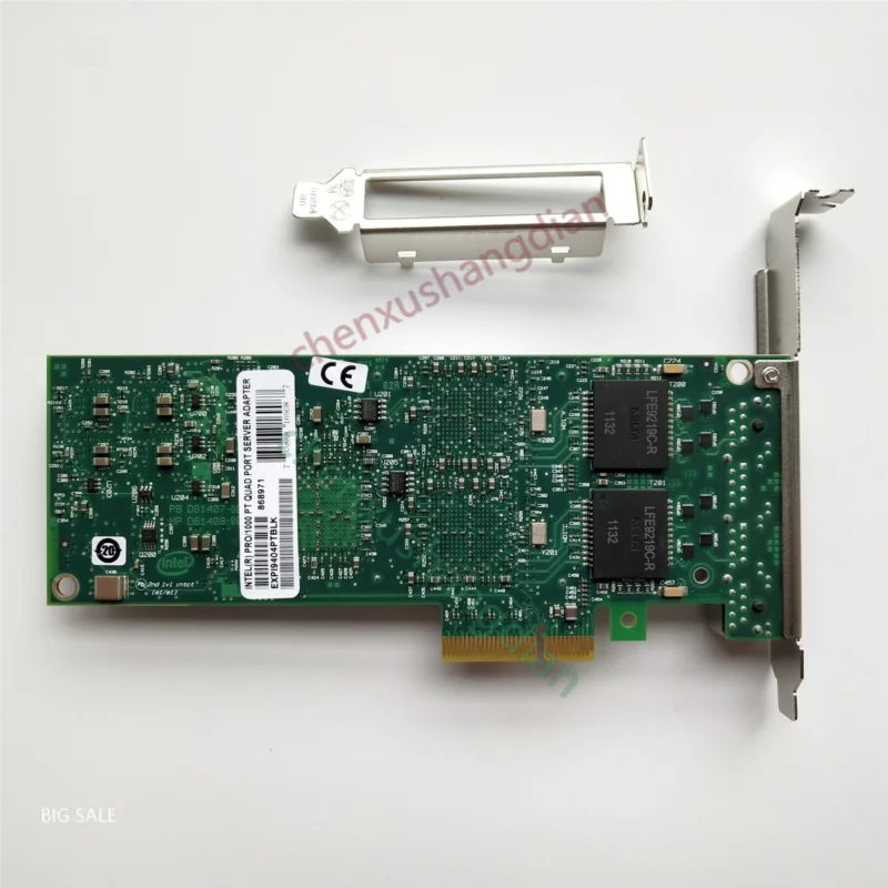 สําหรับ INTEL EXPI9404PTLBLK Gigabit สี่พอร์ตการ์ดเชื่อมต่อเครือข่าย 82571 EXPI9404PTL