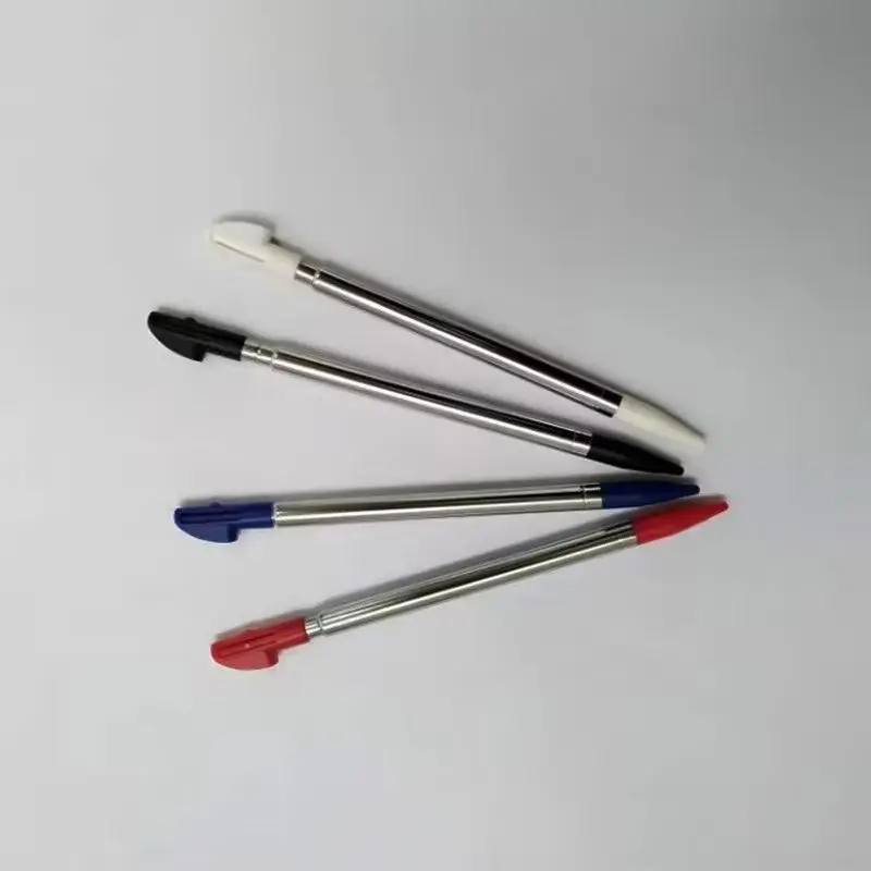 

300pcs Metal Retractable Replacement 4-Colors Stylus Pens Suit for Nintendo 3DS XL LL Adjustable Touch Screen Pen