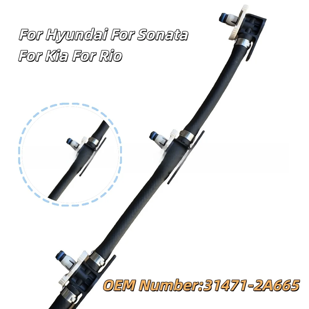 

1x Fuel Return Pipe For Hyundai For Sonata 2014-2016 For Kia For Rio 2011-2017 314712A665 ABS Fuel Return Hose Line Pipe