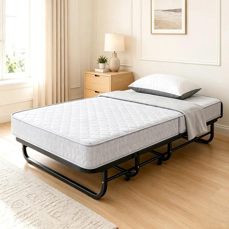 Folding bed single lunch break simple home office nap bed portable marching sofa escort small bed