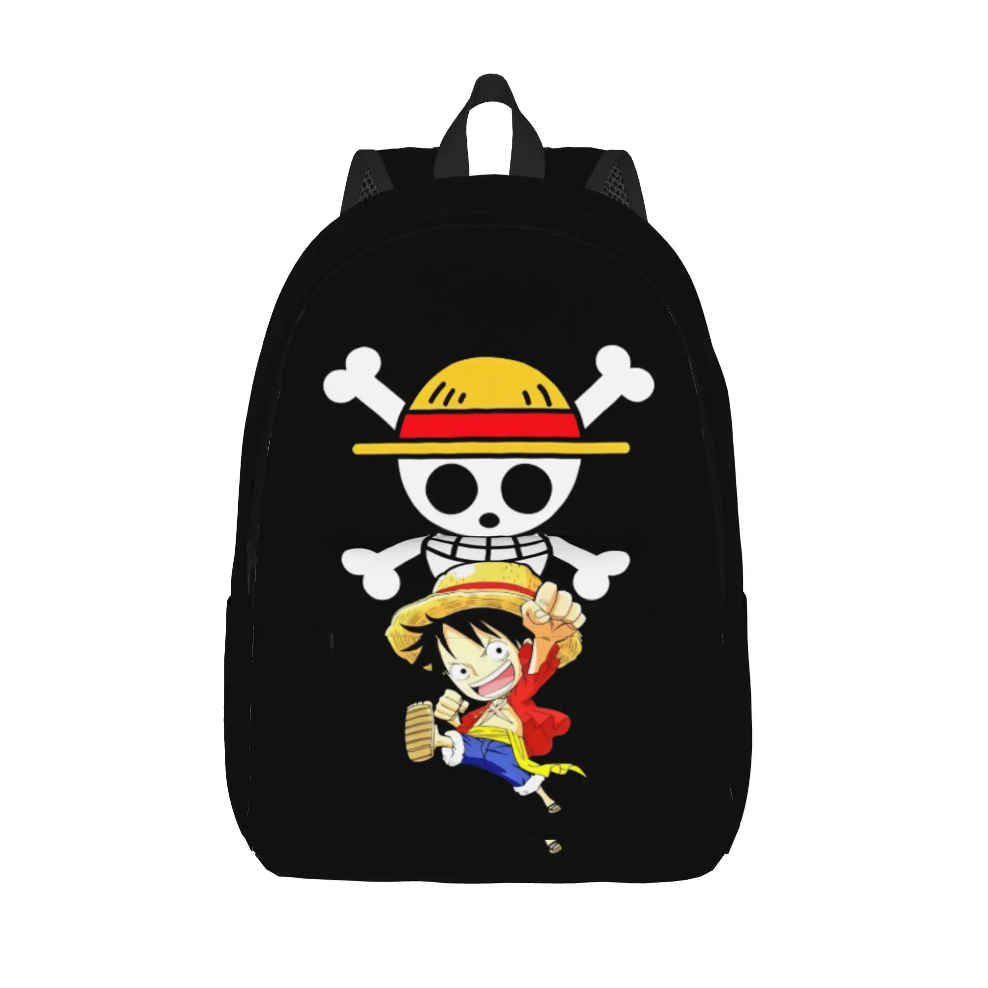 

Luffys O-one-pieces Cool Backpack Outdoor Student Work Daypack for Men Women Laptop Canvas Bags