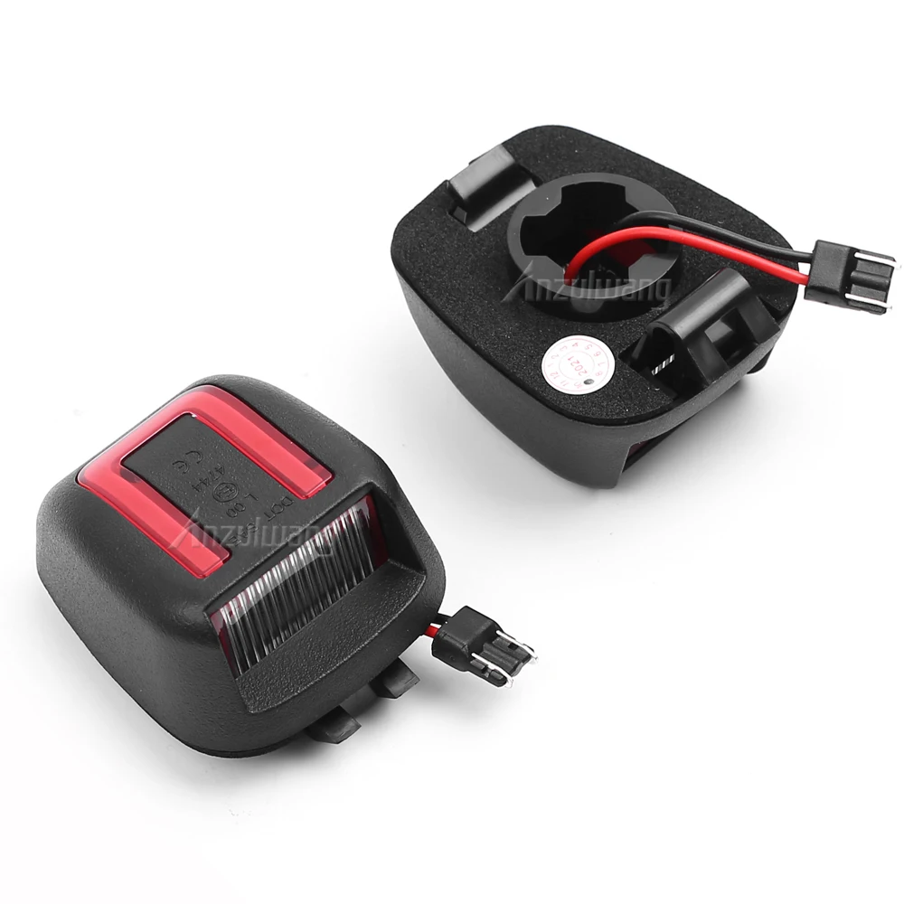 캔버스 화이트 LED 번호판 조명, 닛산 나바라 D40 프론티어, 아르마다 타이탄 Xterra 스즈키 적도용, 2 개