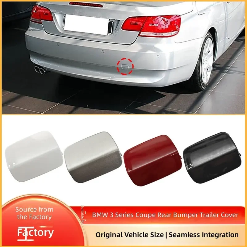 For BMW 3 Series E92 E93 Coupe Rear Tow Hook Cover Trailer Eye Cap Trim 51127161497