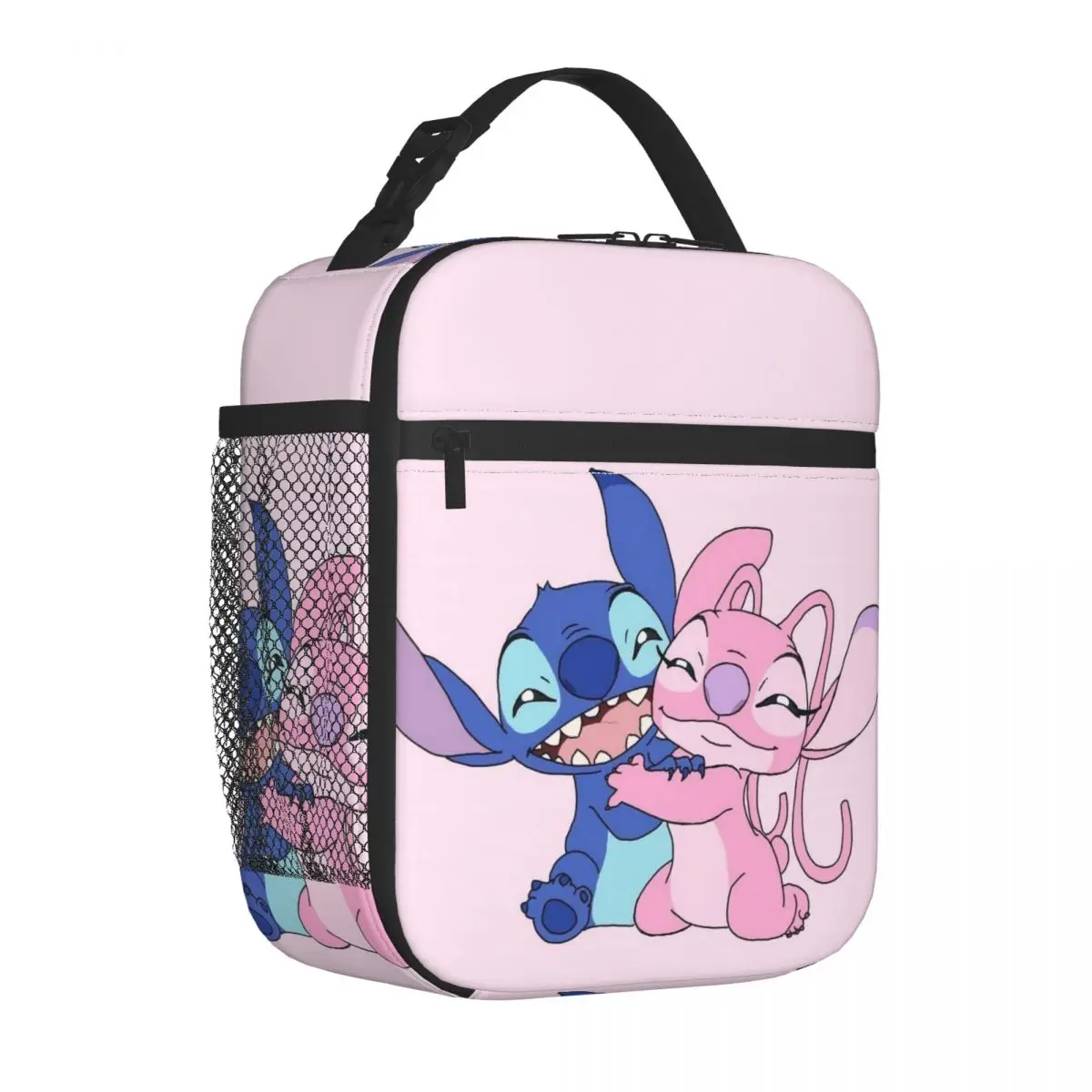 Custom Lilo And Stitch Thermal Insulated Lunch Bags Women Disney Resuable Bento Box for Outdoor Camping Travel Food Tote Bags