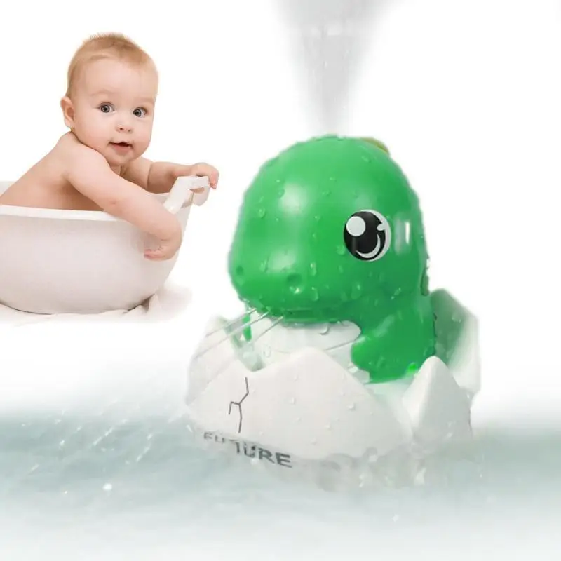 

Baby Electric Light Up Bath Tub Toys Dinosaur Water Sprinkler Pool Toys For Toddlers Infants Dinosaur Water Sprinkler Pool Toy