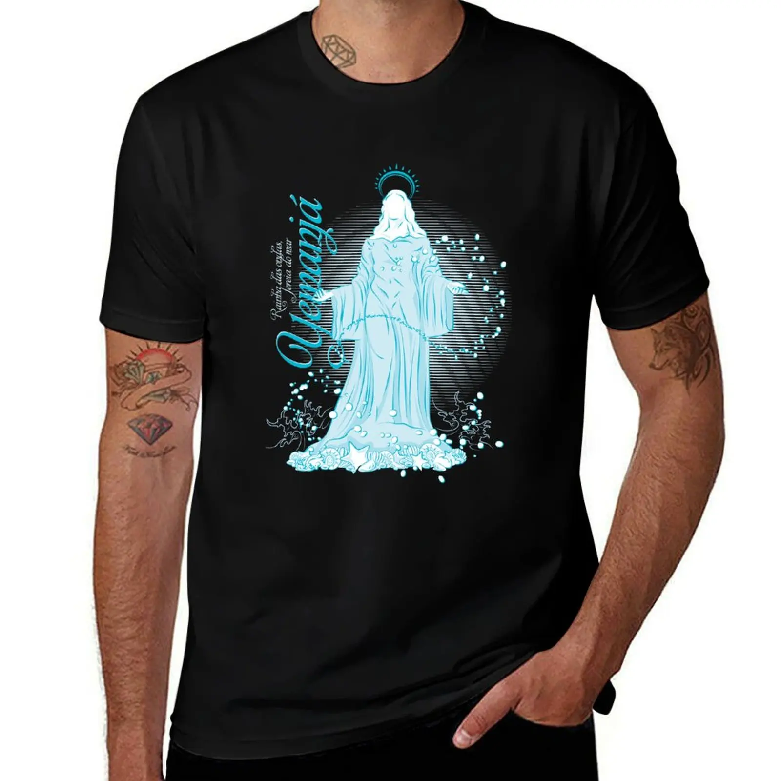 Yemanja T-Shirt Light Athletic Short Sleeve Tee Shirt T-Shirt