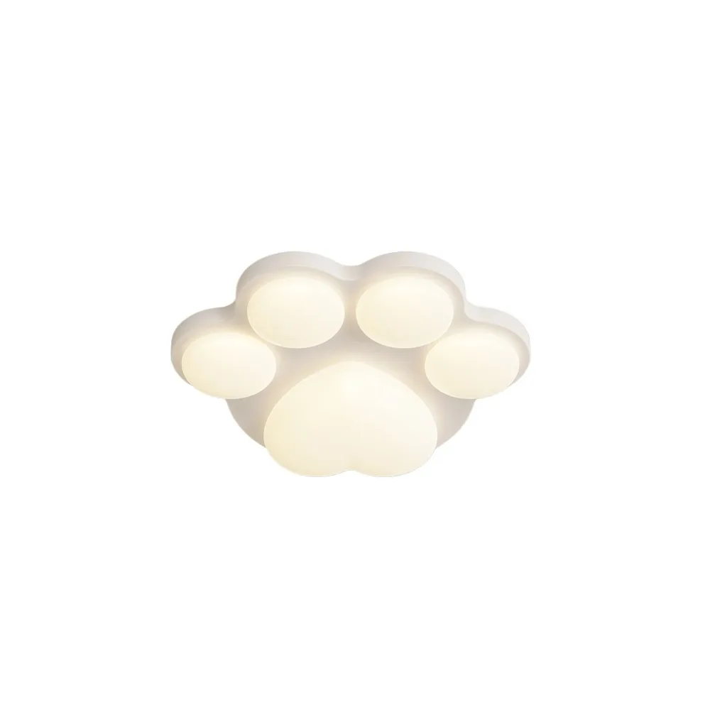 

Children's room light modern cat paw boy girl bedroom light full spectrum eye protection room ceiling light
