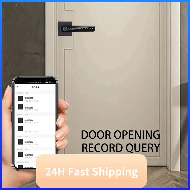 

Biometric Fingerprint Smart Home Door Lock Password Electronic Digital Lock Control Black (C) Durable Easy Install Easy To Use