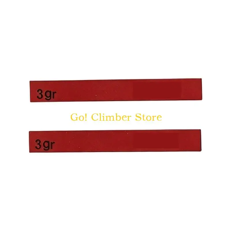 Q84C 2Pcs Badminton Tennis Racket Weight Balance Strips Racquet Balancers Silicone Tennis Racquet Tape Adjustable Balance Pad