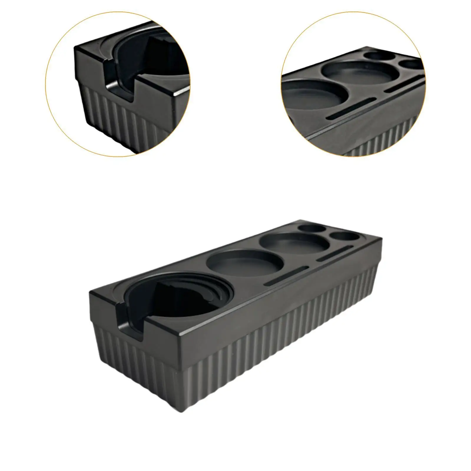 Espresso Tamper Mat Stand,Espresso Tamper Station Base,51-58mm,Coffee Tamper Stand and Portafilter Holder for Cafe,Bar,Office