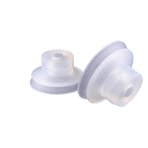 Imagen 2 del producto Ventosa neumática de cabeza grande, orificio de montaje de 8mm, boquilla de silicona, doble capa, pinza de automatización de moldeo por inyección, 10 Uds.