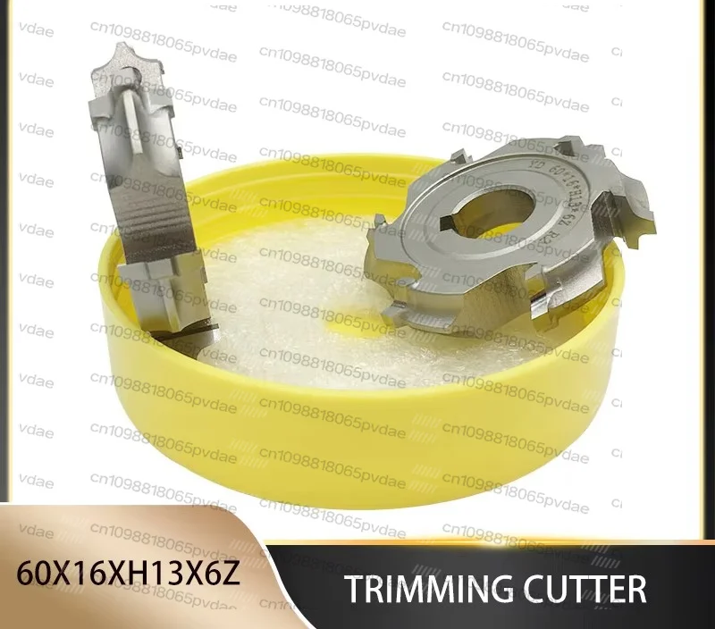 Tool Parts1 Pair 60*16*H13*6Z High Quality Profile TCT Fine Trimming Cutter Tool Trimming Blade for Edge Banding Machine Spare