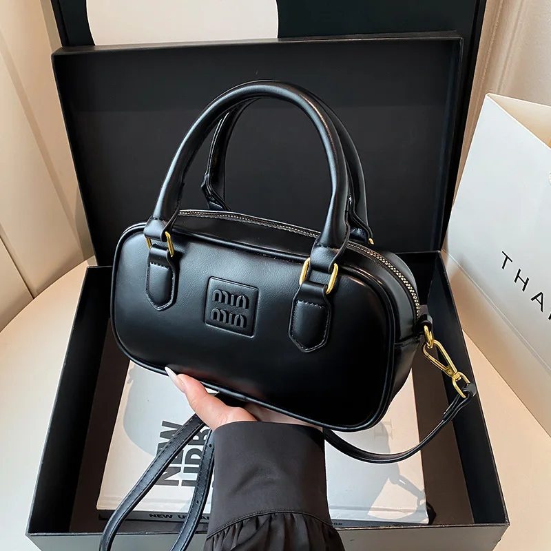 

2025 Archival Puff Bowler Bag, Multi-Way Convertible Top Handle & Crossbody Purse for Women, Sculptural Vegan Leather Day