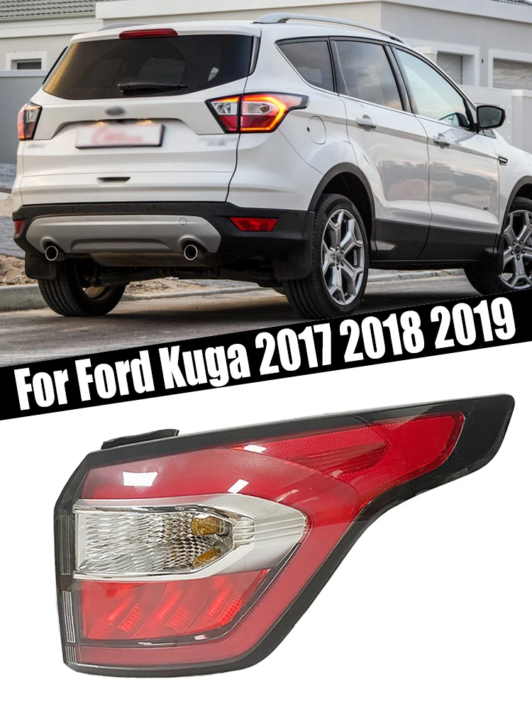 

Outer Tail Brake Light DRL+Brake+Park+Signal Warning Reflector For Ford Kuga 2017 2018 2019 LED New Focus Sedan