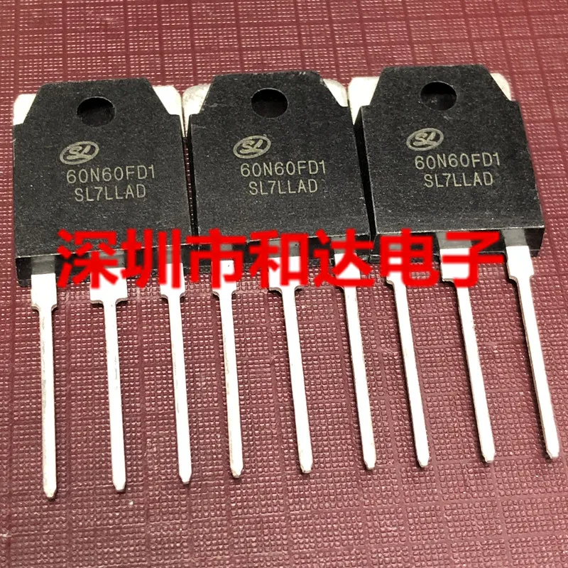 10PCS/Lot 60N60FD1 SGT60N60FD1PN  TO-3P 600V 60A  Really Stock Original Best Quality Guarantee Fast Shipping