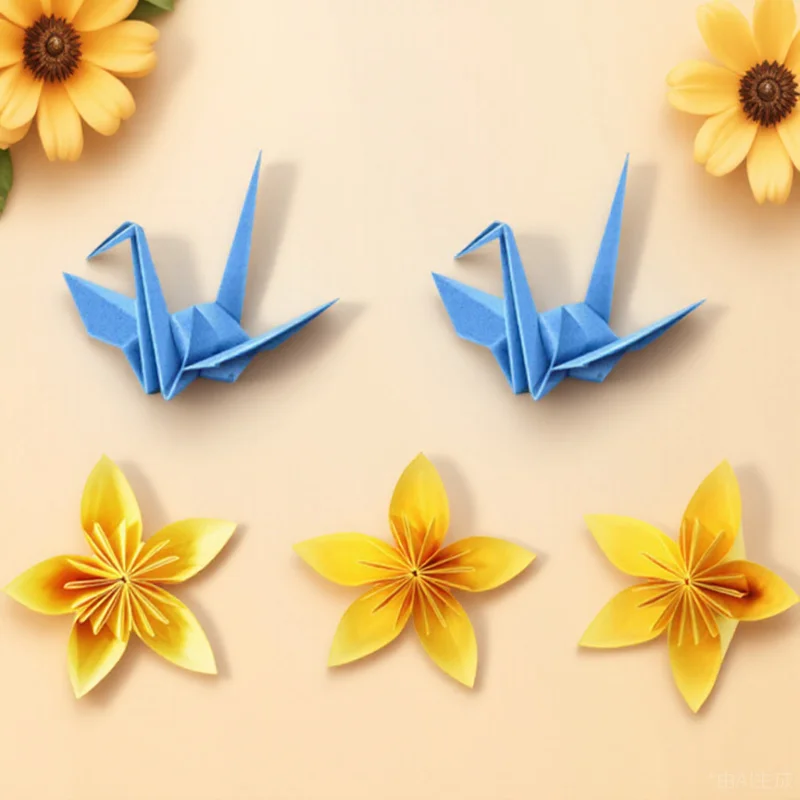 100Pcs Colorful Origami Sheets 20x20cm Double Sided Premium Paper for DIY Handicrafts Art Projects Creativity Development