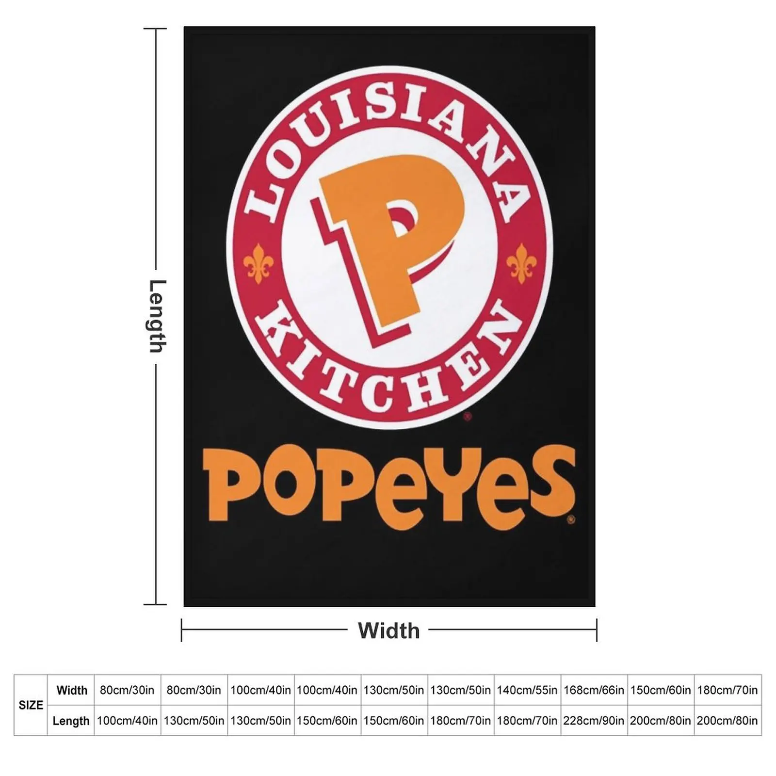 Popeyes Logo Classic Throw Blanket Decoratives manga For Sofa Thin Luxury Thicken Blankets