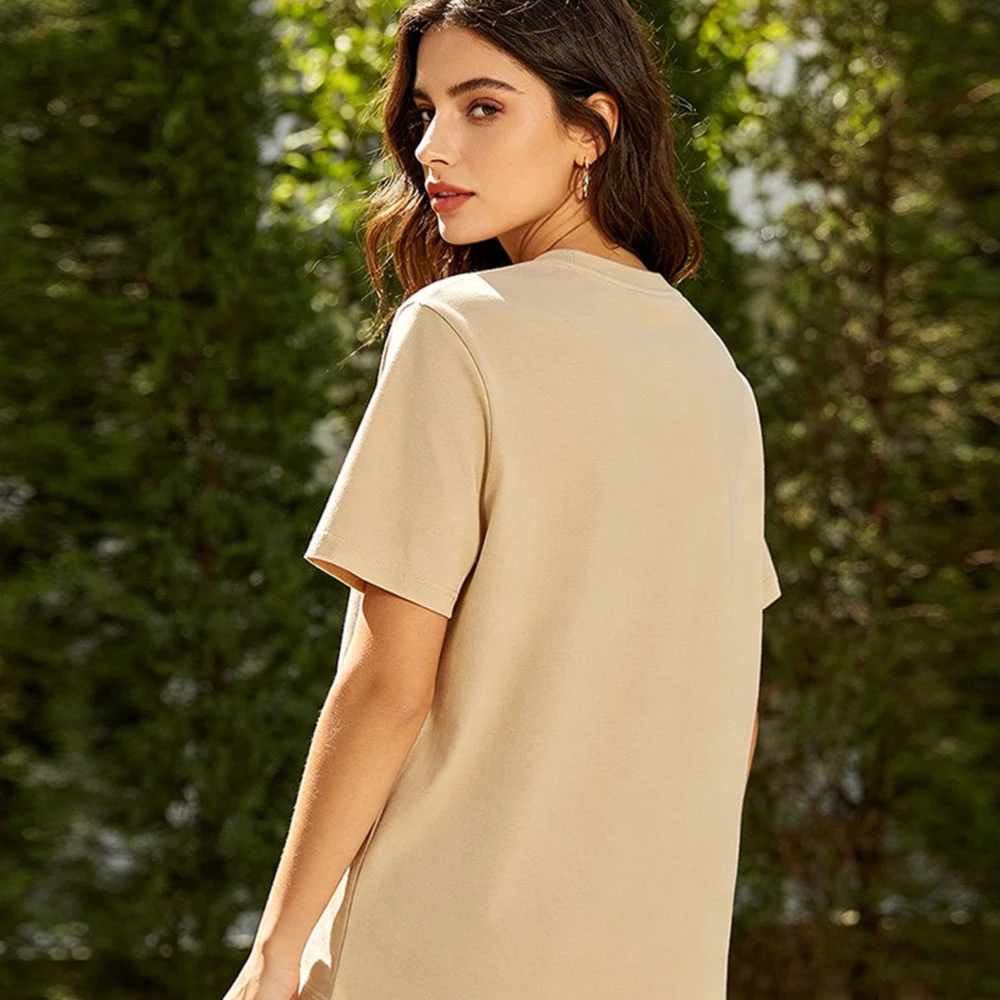 Feminine Hygiene Positive Self Care T Shirt For Women Soft Cotton Period Body Respect Kind Message Print Casual Short Sleeve Tee