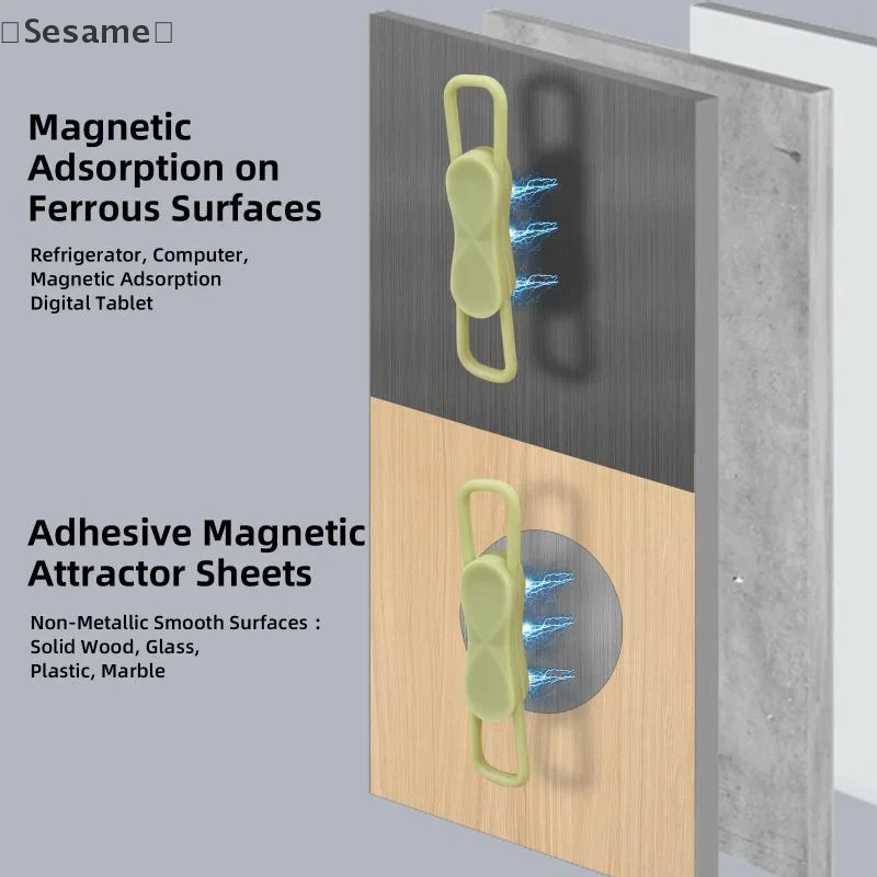 [السم] 2/3/6 قطعة المغناطيسي متعدد الوظائف سيليكون قابل للتعديل حامل القلم اللوحي ثابت اللمس القلم كليب مكتب الملحقات المنظم