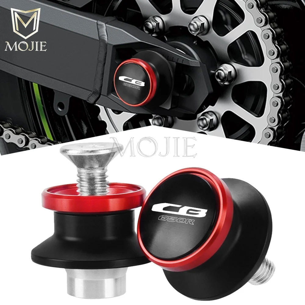 

For Honda CB650R CB 650 R 2018 2019 2020 2021 2022 2023 2024 Motorcycle 8MM Stand Screws CNC Aluminum Swingarm Slider Spools