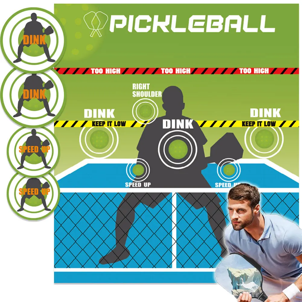 

Pickleball Rebounder Training Aid Bouncing Training Aid Pickleball Training Dink Pad for Outdoor & Indoor Court Use