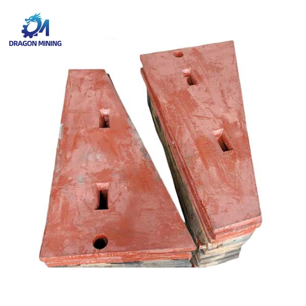 Good Quality Casting Jaw Crusher Cheek Plate High Manganese Steel Cheek Plate Jaw Crusher Parts