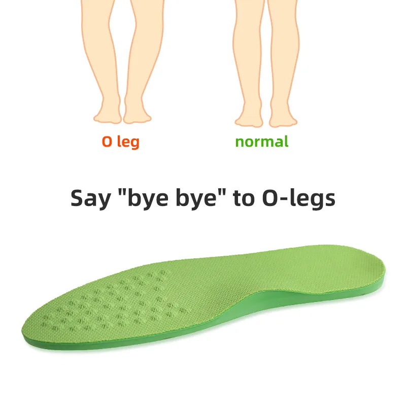 O/X Leg Backward Rotation Insole Bow leg Orthopedic Insole Male Female Correction Backward Rotation Side Heel Wedge Insole