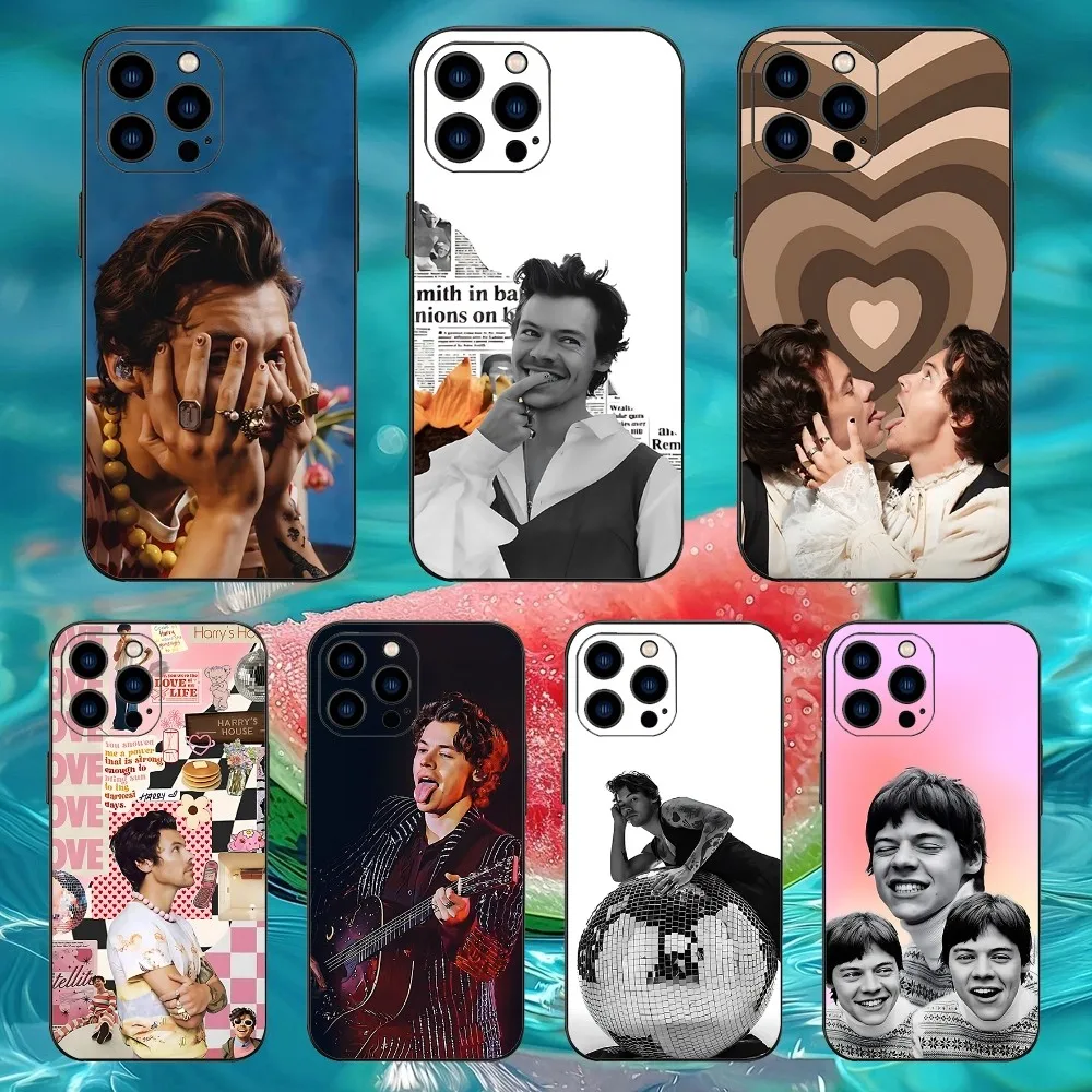 

Singer H-HaRRys S-Styles Phone Case For Iphone 15 11 13 14 Pro Max 7 8 Plus X Xr Xs Max Se2020 12mini Cover Case