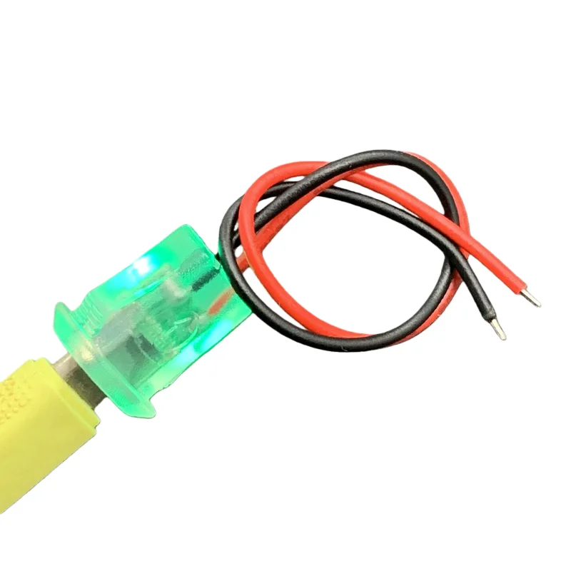 1-10pcs Type-C female socket single head power extension cable Type C USB power port DIY charging with light 2pin waterproof