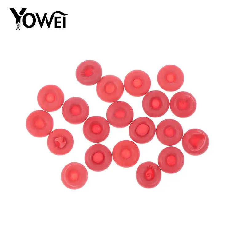 20Pcs Red Caulking Gun Nozzles Cap Red Caulk Saving Cap Caulk Sealer Saver For Sealing And Preserving Supplies Tool