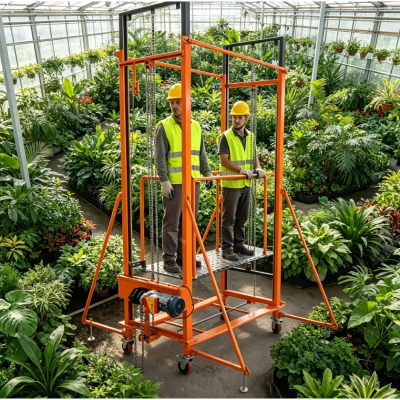 Foldable Electric Lifting Scaffolding 6m Electric Scaffolding Lift Mobile Folding Scaffolding for Construction