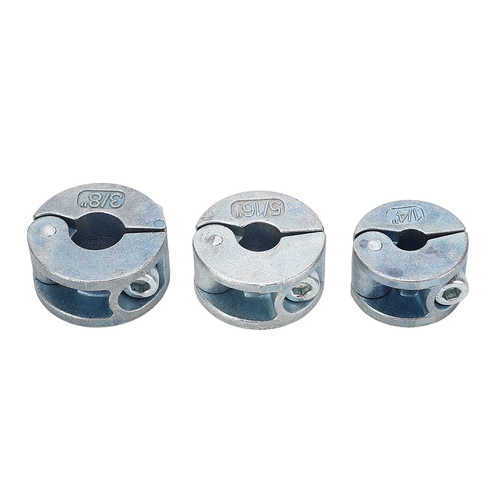 

3 шт., стопорные воротники из цинкового сплава, стопорные кольца глубины сверления с шестигранным ключом открытого типа