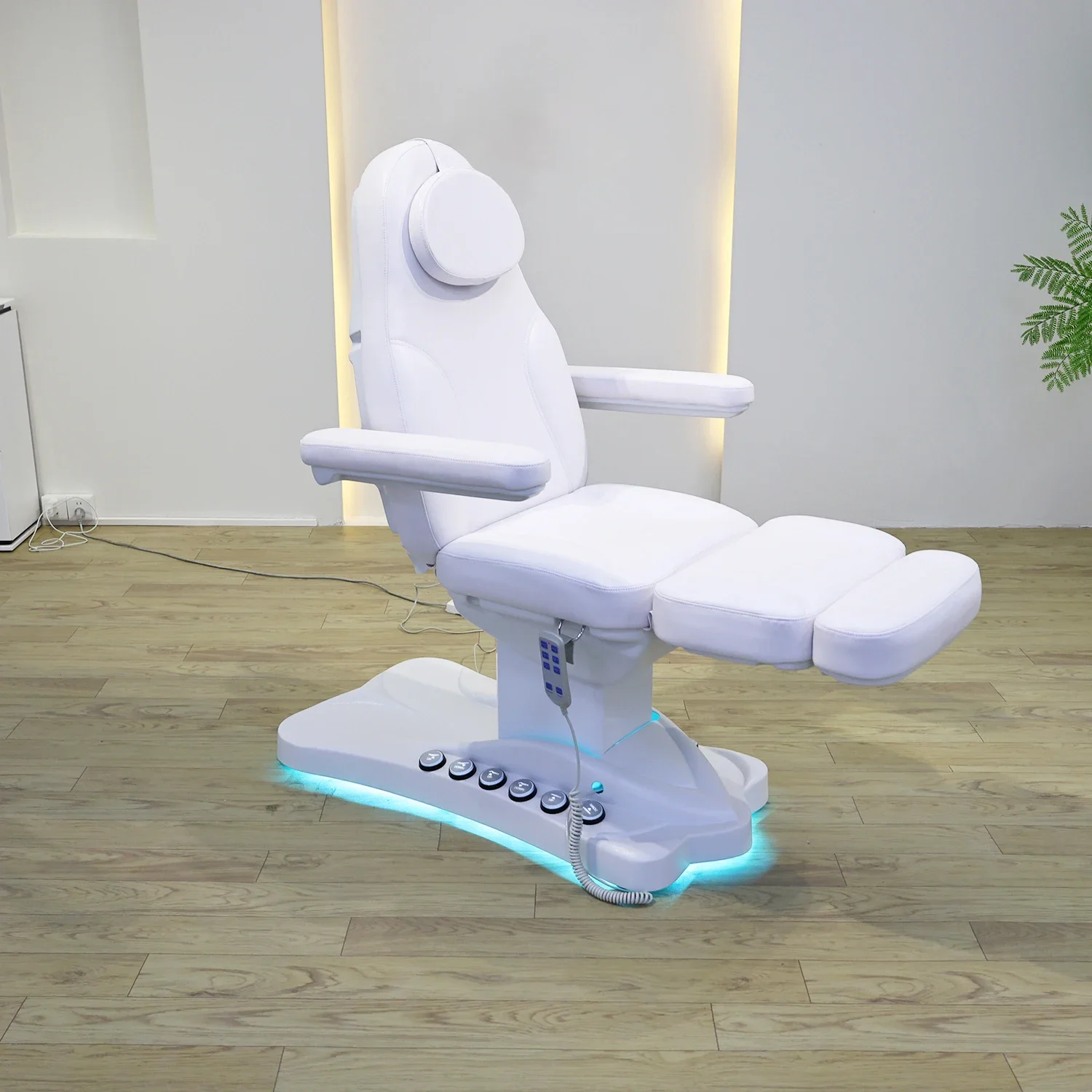 

XinSheng Multifunctional Electric Lift Adjustable Chair Beauty Care Bed Customer Seat Nursing Service Commercial Furniture