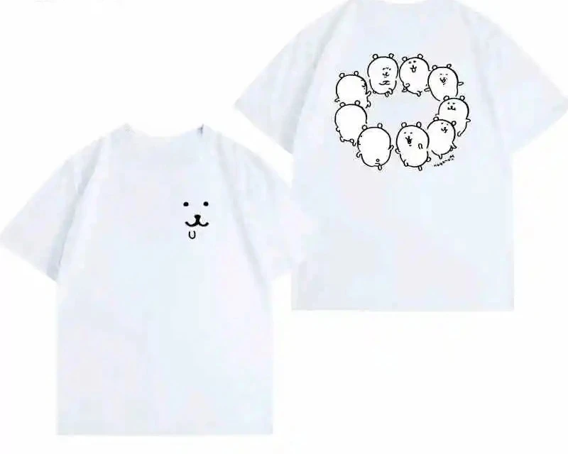 Nagano Bear Funny T-shirt 2026 Summer Casual Men Women Short-sleeved Cartoon Pattern Graphic Tees