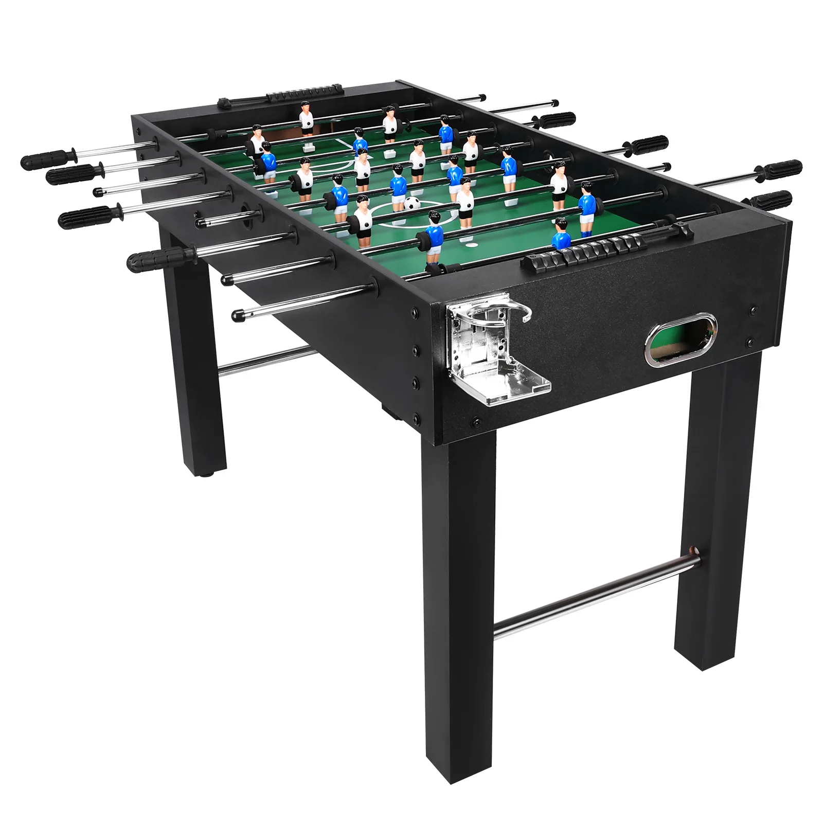 

Large Foosball Table Wear Resist Funny Soccer Playing Machine Full Size Soccer Game Table for Friends and Family Playing