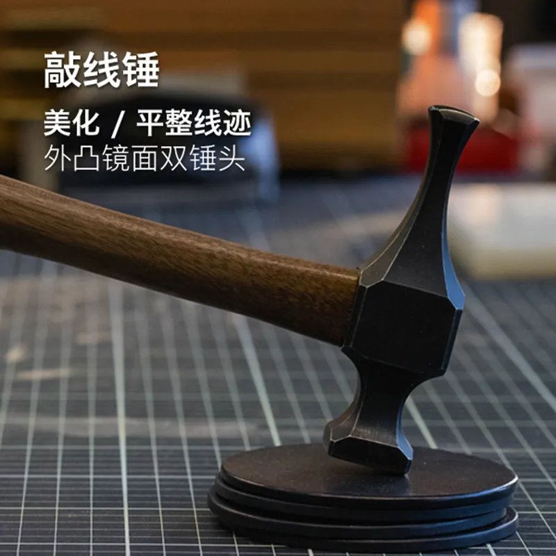 DIY Handmade Leather Goods Hammer Seam Trimming Hammer Carving Repair Tool