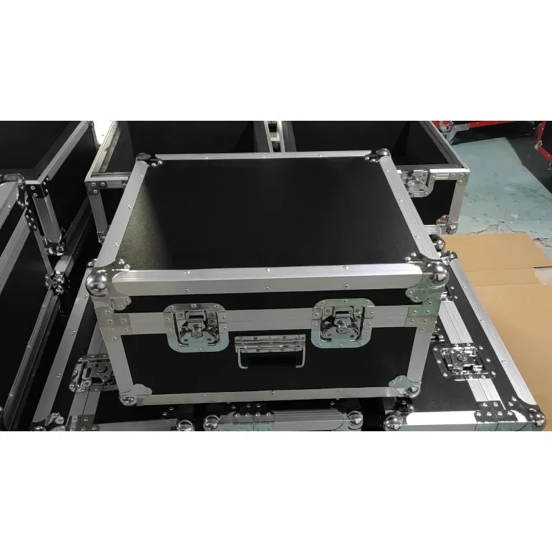 Custom Sizes Cable Wire Storage Trunk Shockproof Tool Box Flightcase Flycase Stage Lighting Equipment Flight Case with Wheels