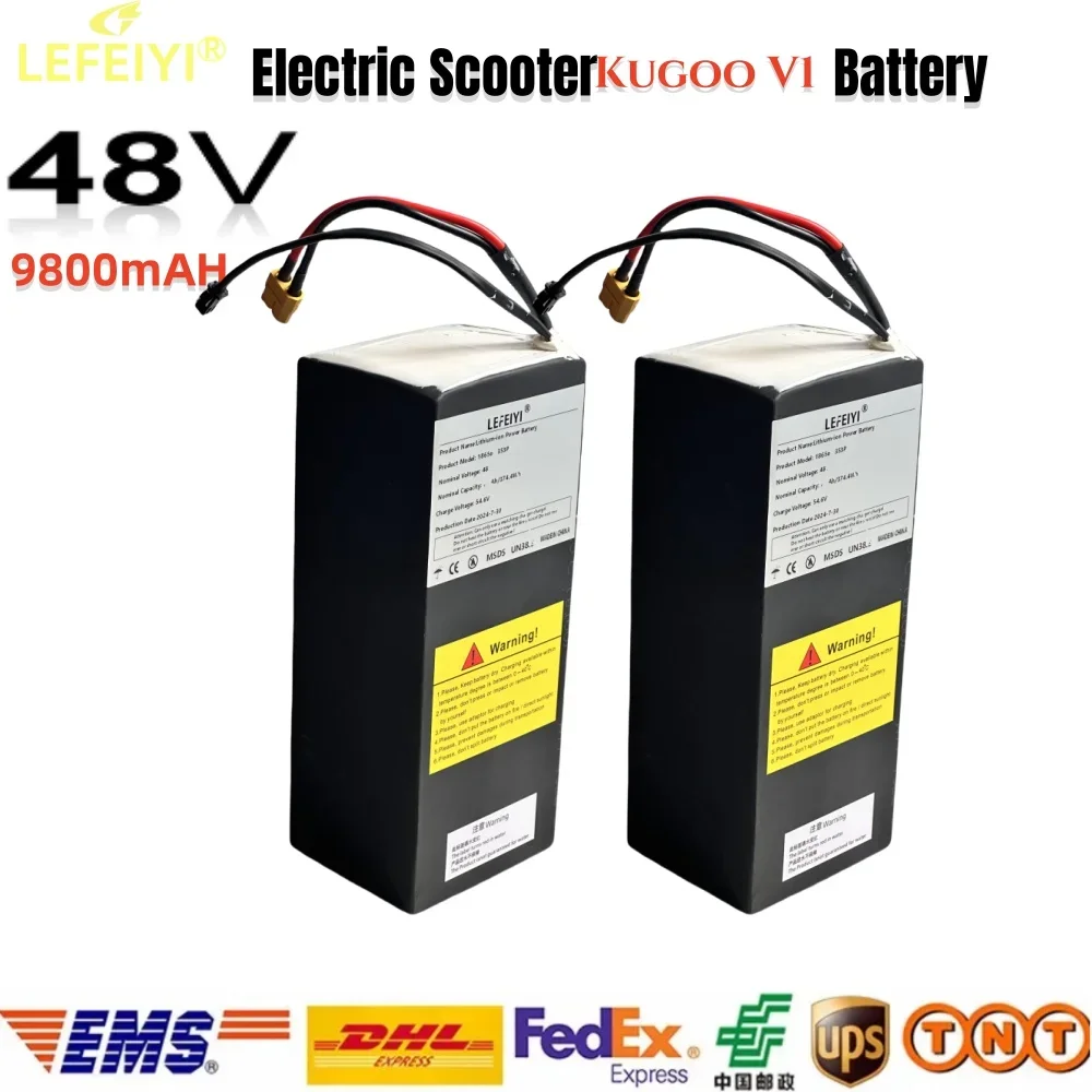 48V Battery 13S3P 9.8AH Kugoo V1 Pro Electric Bike Lithium Battery