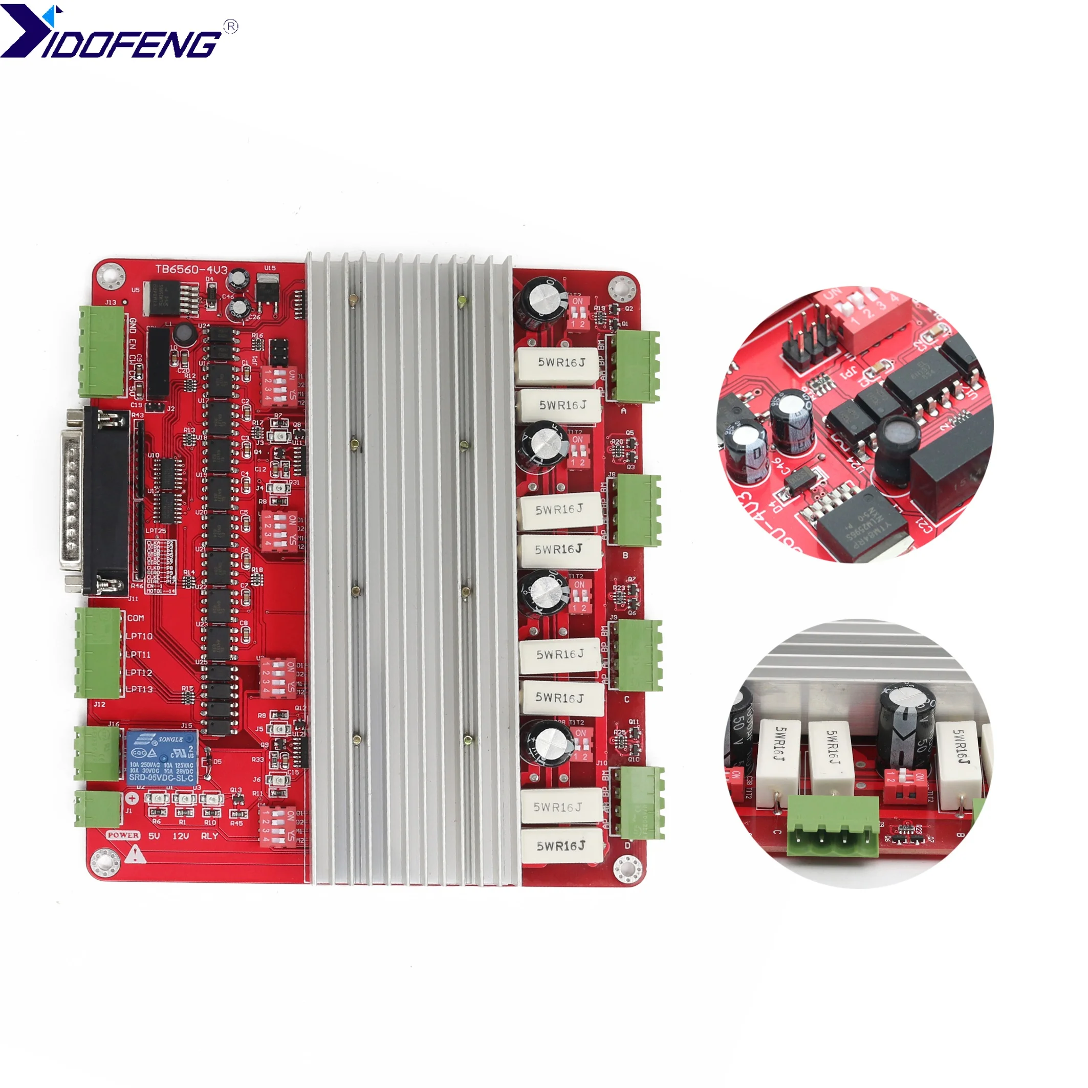 MACH3 USB 4 Axis Breakout Board Interface Driver Motion Controller CNC Driver Board Motor Driver 100KHz
