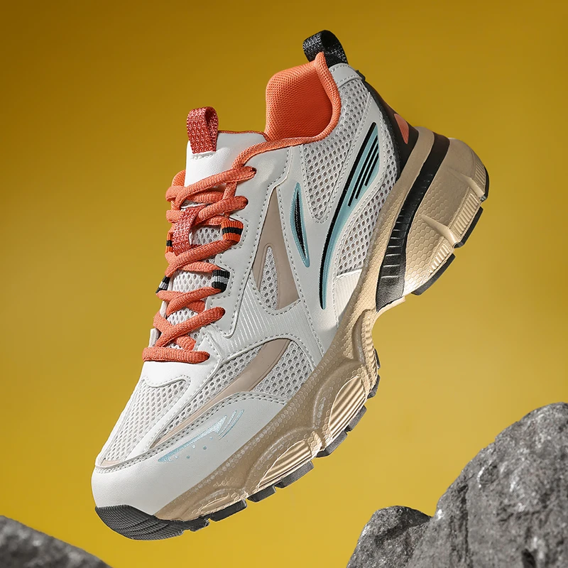 2026 New Men's Running Shoes Outdoor Leisure Running Shoes Marathon Large Lightweight Running Shoes