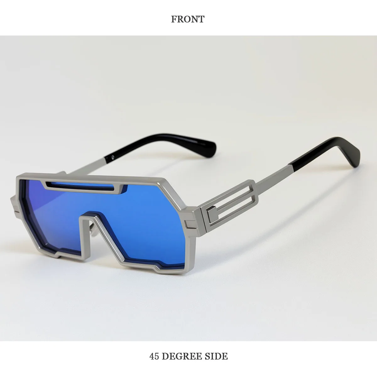 Quadratische Steampunk-Sonnenbrille für Damen 2026 Einteilige UV400-Schutz Sonnenbrille für Herren Markendesign Modische Brille Gafas De Sol Hombre – Detail 26