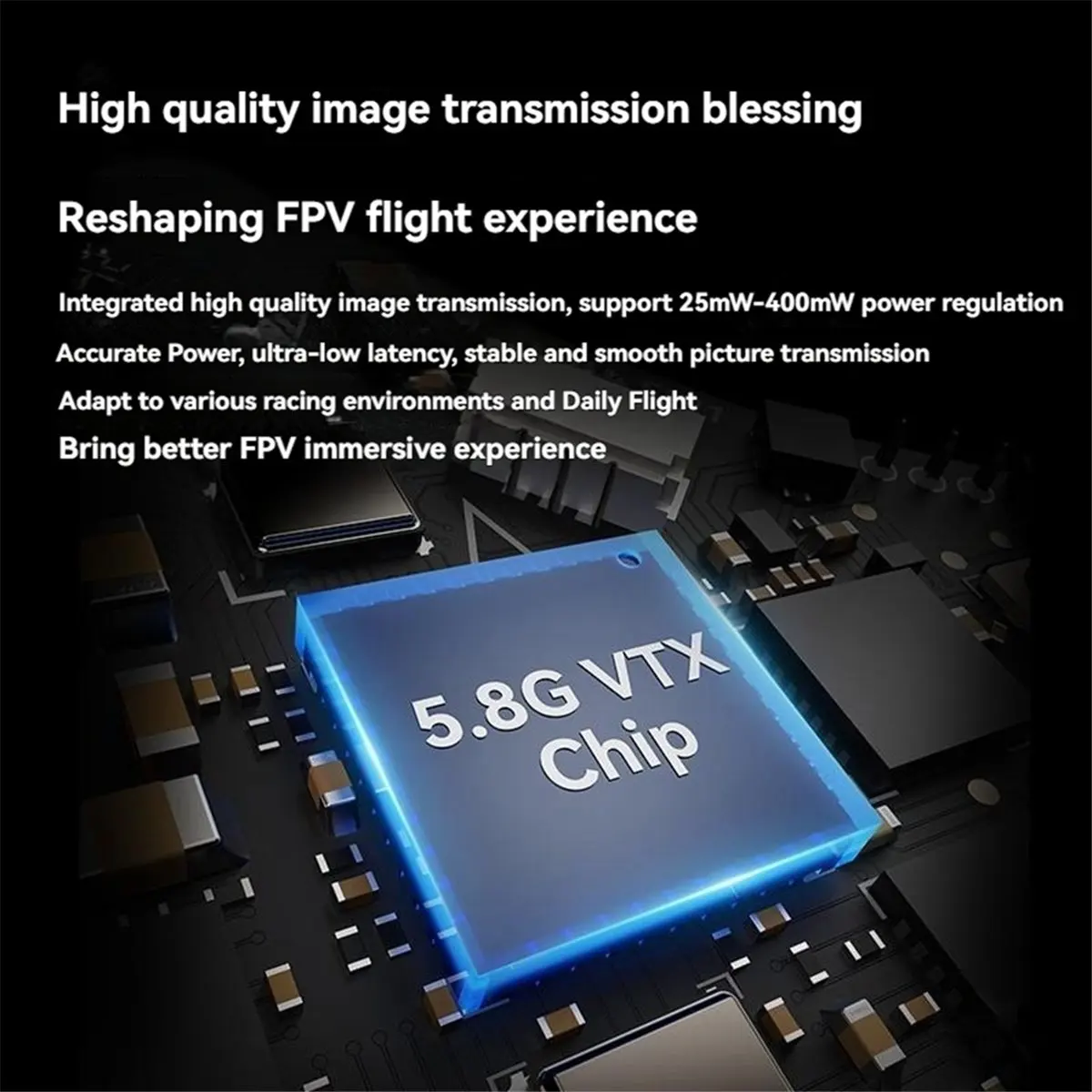

ABAN Matrix 1S Brushless Flight Controller Aio 5 in 1 FC Flight Controller Built-in Serial ELRS RX/VTX for FPV Drone Parts