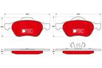 

GDB1687DTE ten brake pad for GDB1687DTE, 1,6 16V,1,9DCI,2,0 16V, 0 16V, 0 16V