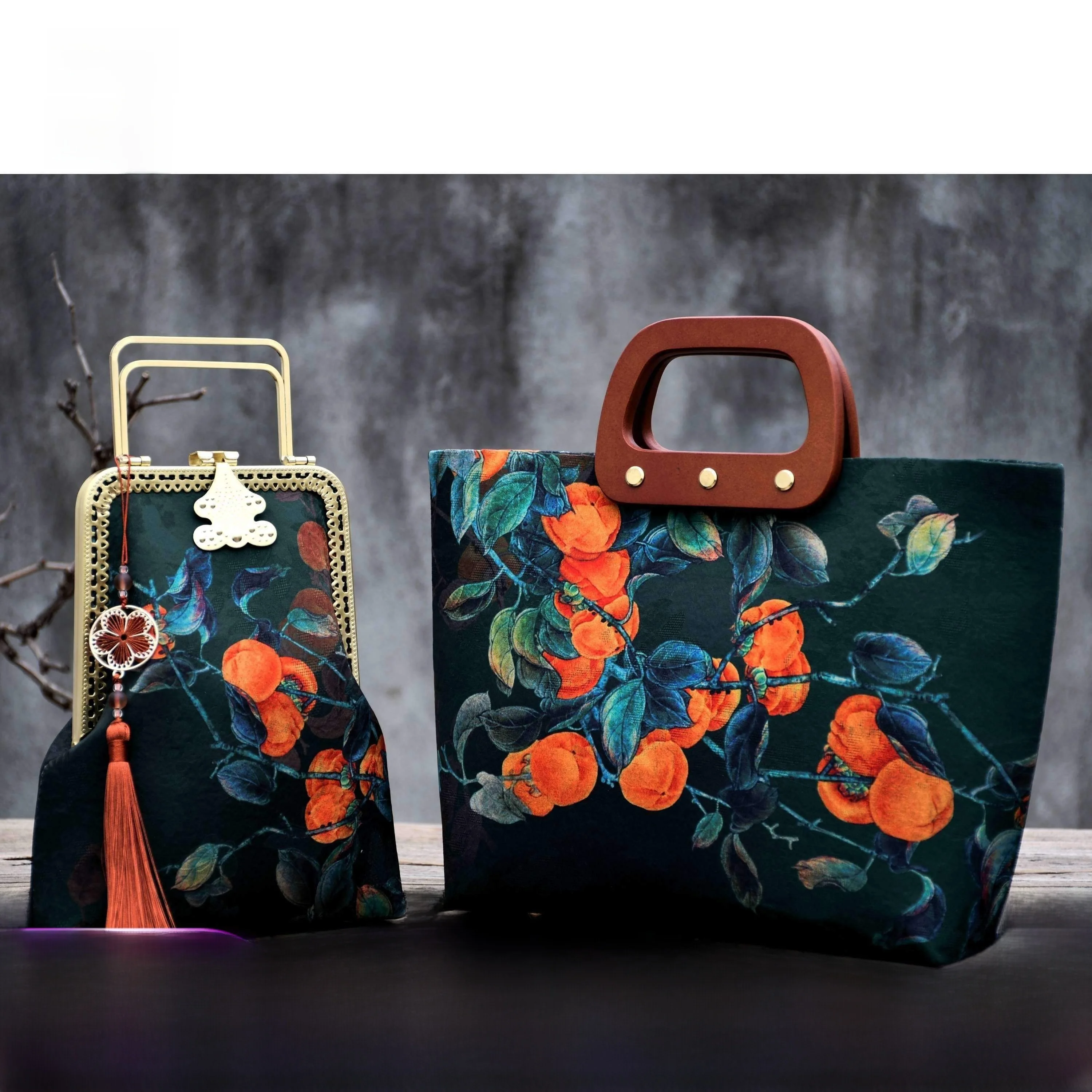 

Оригинальная шелковая сумка Roubaix Qipao ручной работы с цветочным принтом, ветровая сумка Non-I Ferditted Cultural Proper, комплект материалов для сумочки из Китая