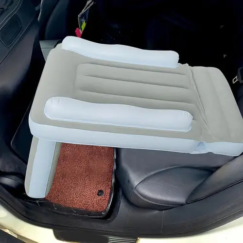 Imagen 2 del producto Colchón inflable para cama de avión y coche, asiento de cama de aire para chico, extensor de bebé, colchón para dormir, asiento para viaje, coche, viaje por carretera