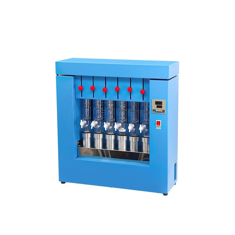 

Crude fat tester SZF-06A Soxhlet extraction principle Digital fat determination Feed certification