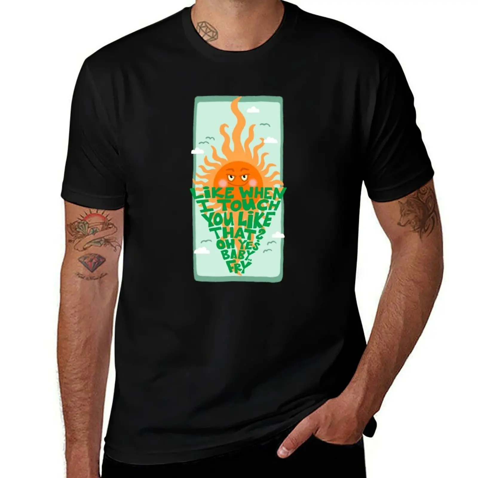 

Sunny Sarcasm - Heat Snap T-Shirt basketball graphic tees Aesthetic clothing Blouse Clothing mens shirts graphic tee