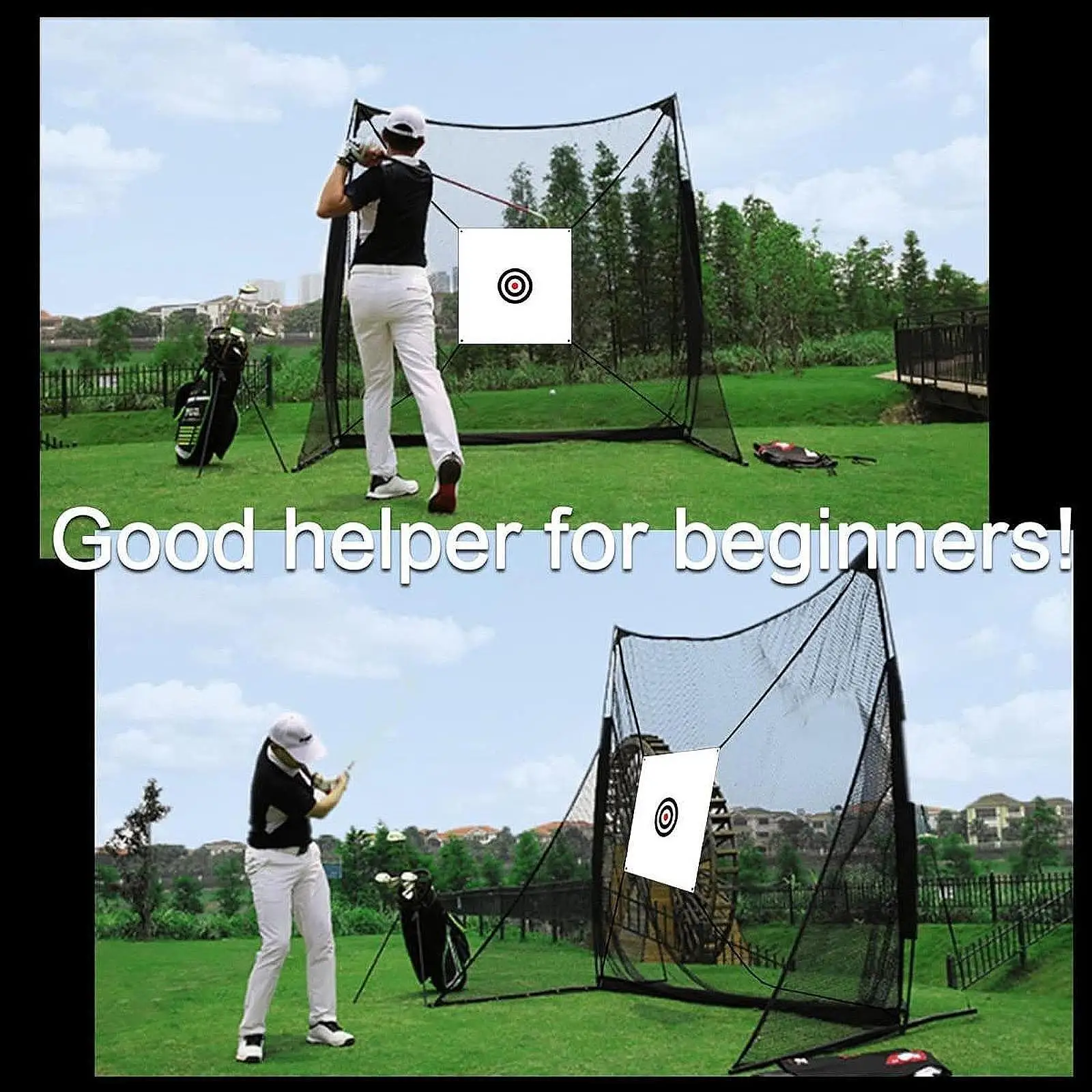 

Ткань для гольфа, тренировочное оборудование для гольфа с веревкой, портативная тренировочная сетка для игры в гольф для занятий спортом во дворе