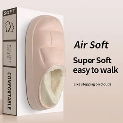 Winter warm slippers with added fleece for women