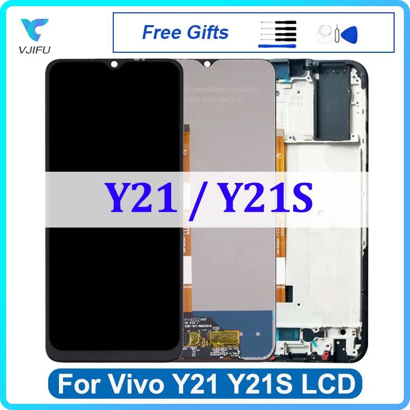 For VIVO Y21 Y21S LCD Original Display V2111 V2110 Touch Screen Digitizer Assembly Replacement New Mobile Phone Repair Parts